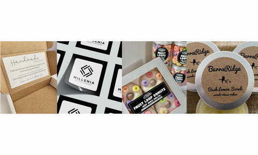 Photos of box labels, gloss stickers, packaging labels and kraft labels