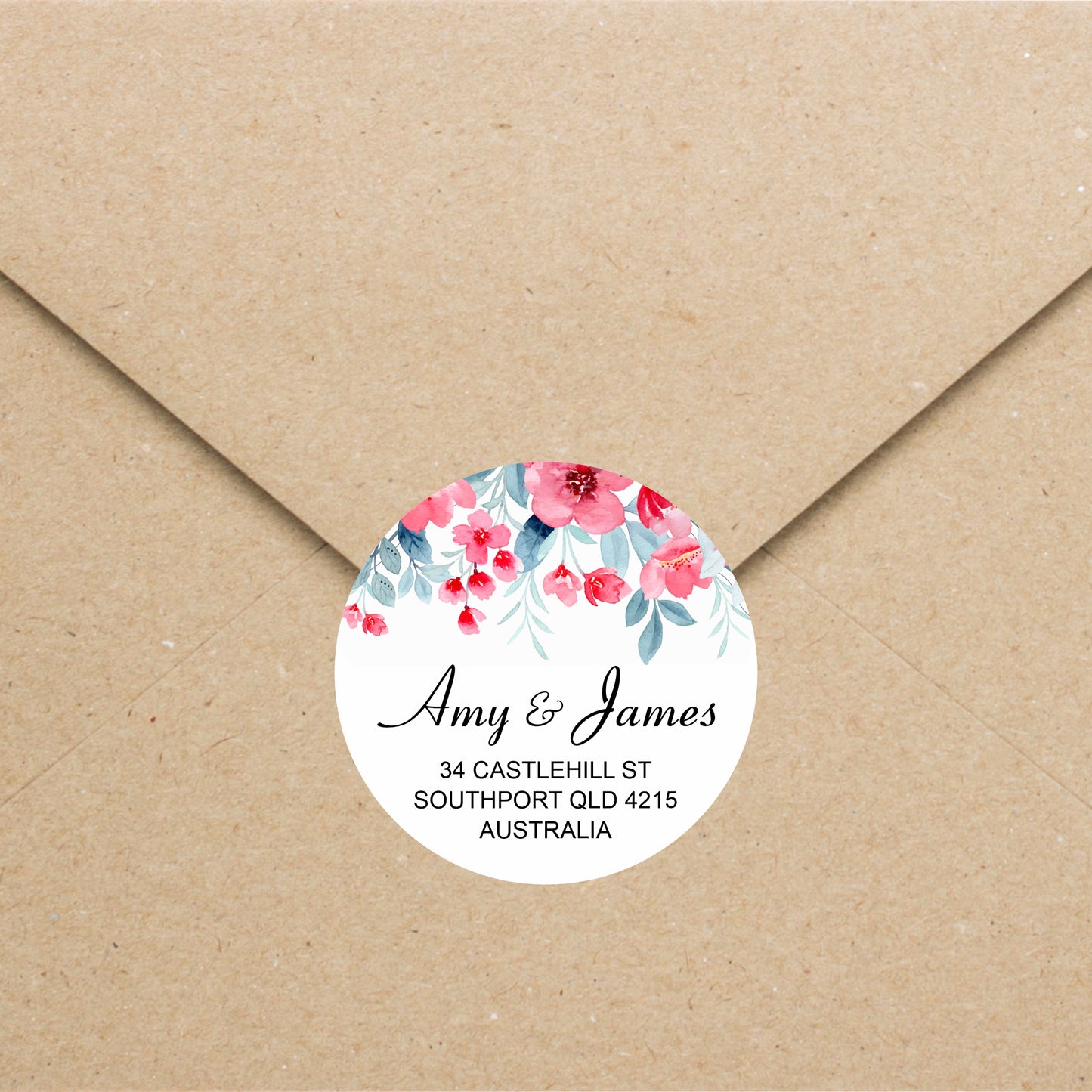 Address Labels - Floral