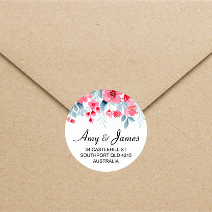 Address Labels - Floral