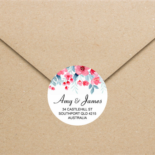 Address Labels - Floral