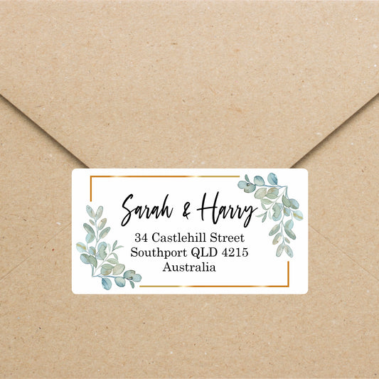 Address Labels - Green Leaf