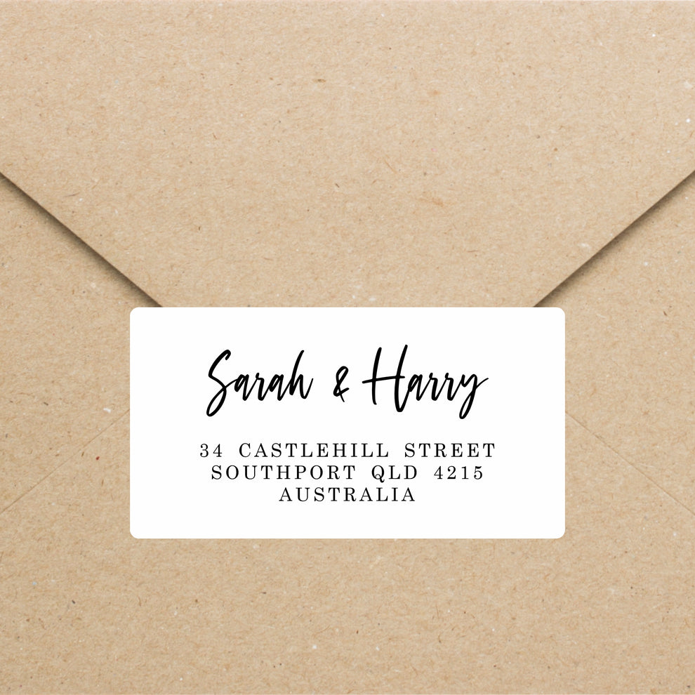 Script Address Labels – My Favourite Printer