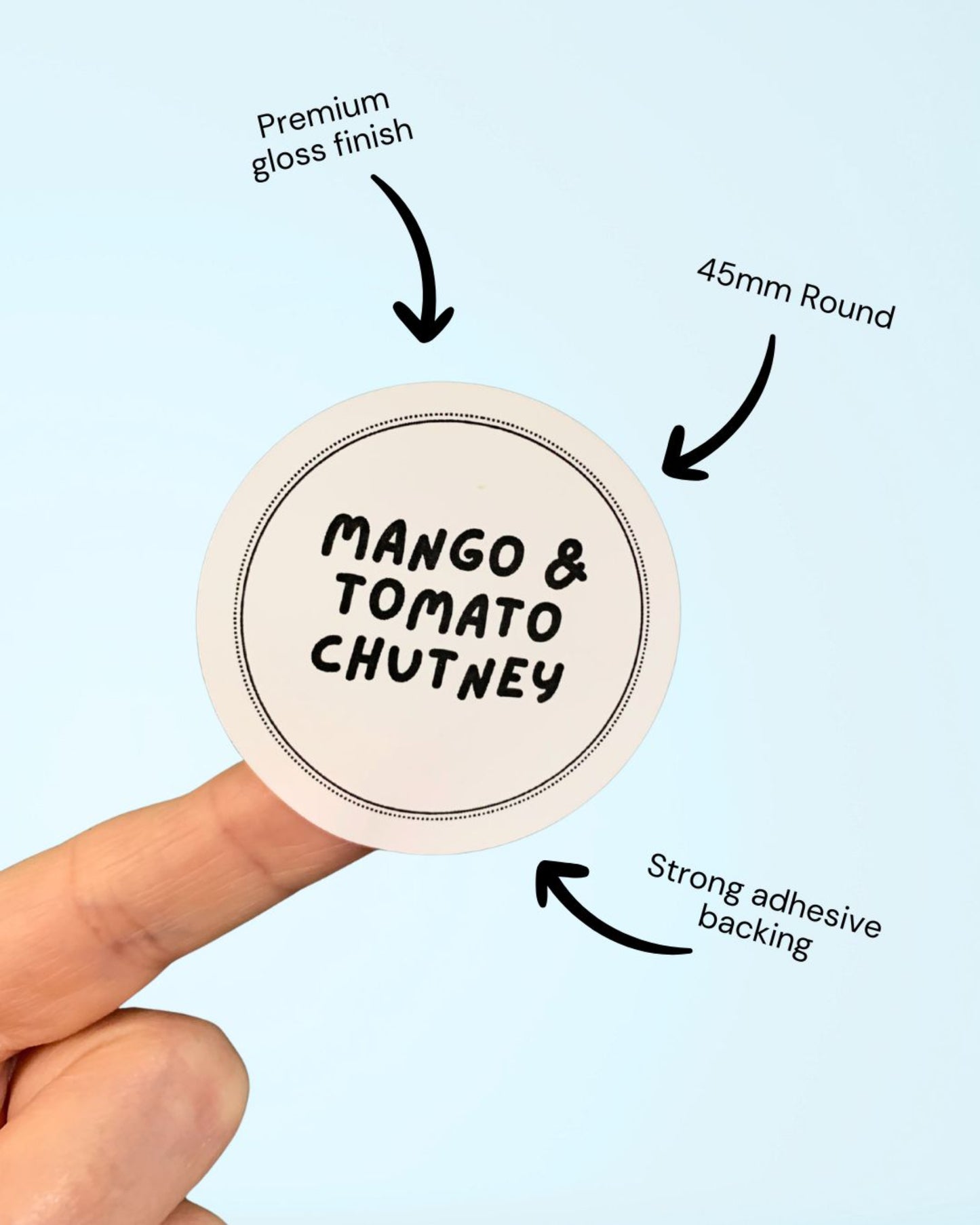 Custom Logo Stickers - Gloss Labels for Packaging