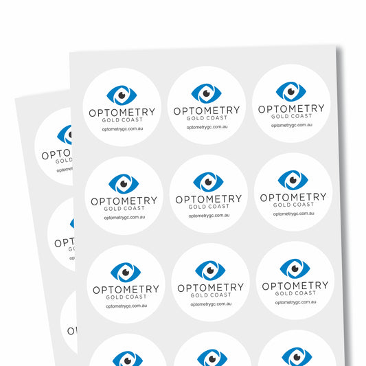 Optometrist Logo Stickers (Copy)