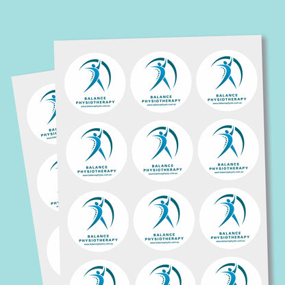 Physiotherapy Logo Stickers