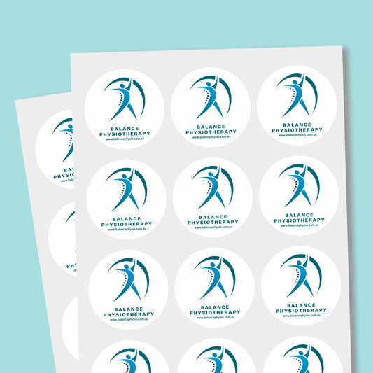 Physiotherapy Logo Stickers