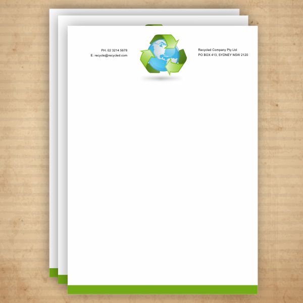 Recycled Letterheads